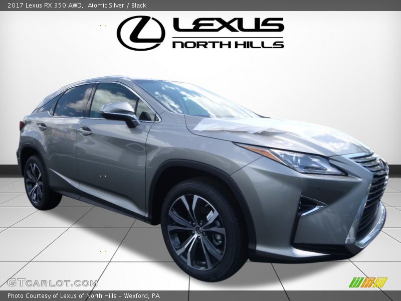 Atomic Silver / Black 2017 Lexus RX 350 AWD