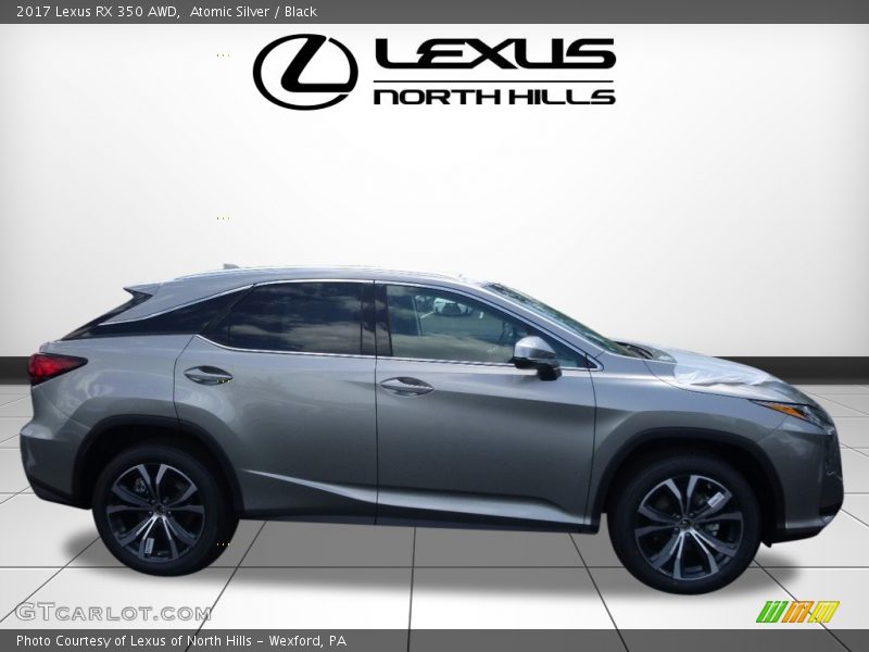 Atomic Silver / Black 2017 Lexus RX 350 AWD