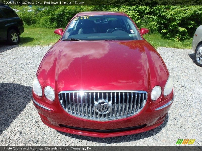 Red Jewel Tintcoat / Ebony 2008 Buick LaCrosse CXL