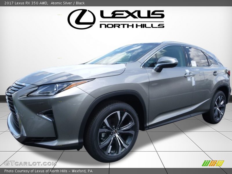 Atomic Silver / Black 2017 Lexus RX 350 AWD