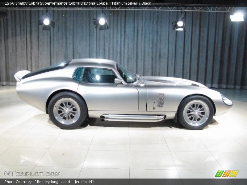 Titanium Silver / Black 1966 Shelby Cobra Superformance Cobra Daytona Coupe