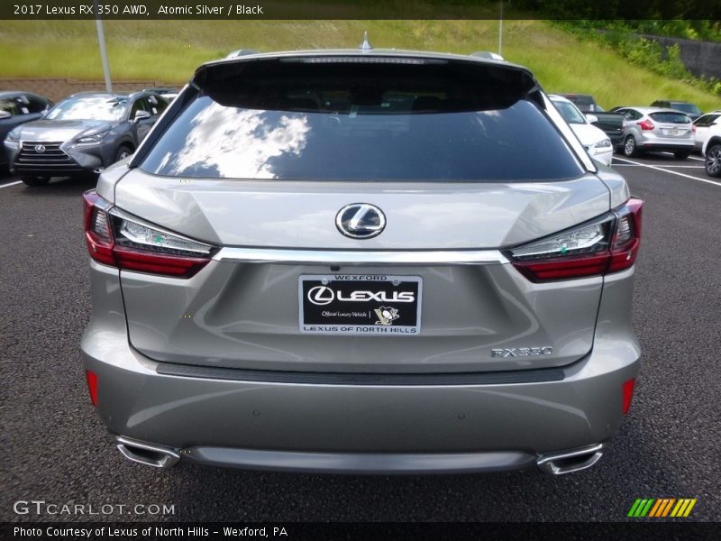Atomic Silver / Black 2017 Lexus RX 350 AWD