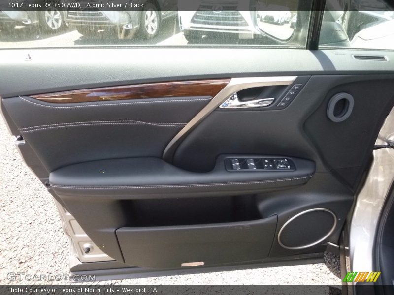 Atomic Silver / Black 2017 Lexus RX 350 AWD