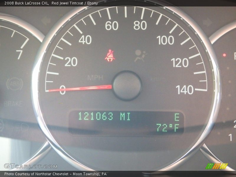 Red Jewel Tintcoat / Ebony 2008 Buick LaCrosse CXL