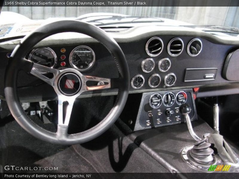 Titanium Silver / Black 1966 Shelby Cobra Superformance Cobra Daytona Coupe