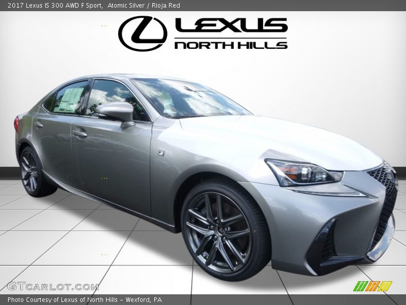 Atomic Silver / Rioja Red 2017 Lexus IS 300 AWD F Sport