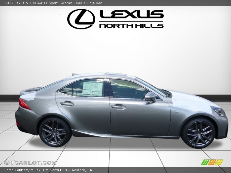 Atomic Silver / Rioja Red 2017 Lexus IS 300 AWD F Sport