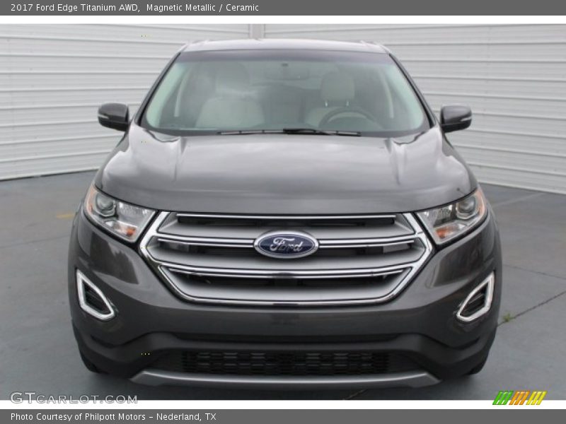 Magnetic Metallic / Ceramic 2017 Ford Edge Titanium AWD