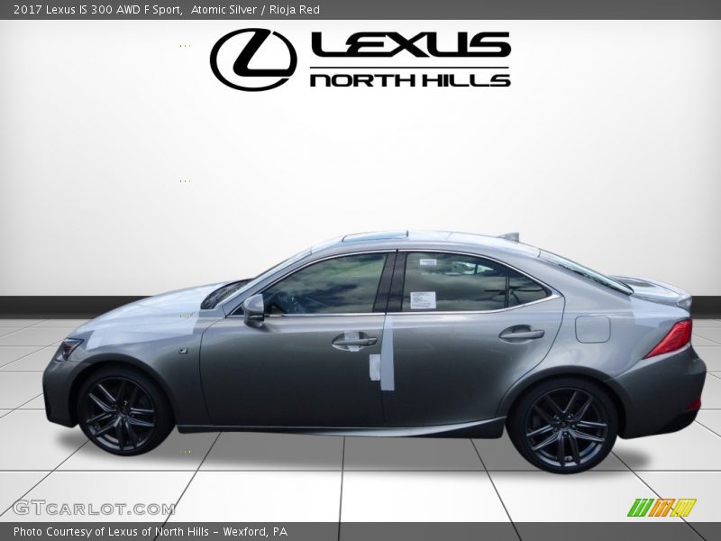 Atomic Silver / Rioja Red 2017 Lexus IS 300 AWD F Sport