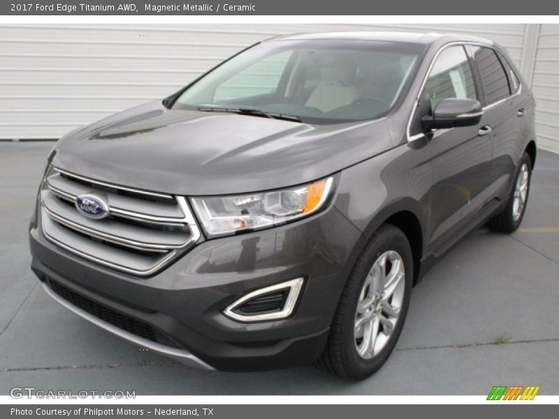 Magnetic Metallic / Ceramic 2017 Ford Edge Titanium AWD