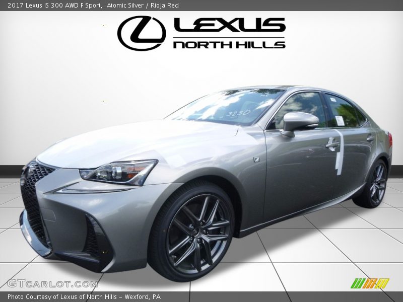 Atomic Silver / Rioja Red 2017 Lexus IS 300 AWD F Sport