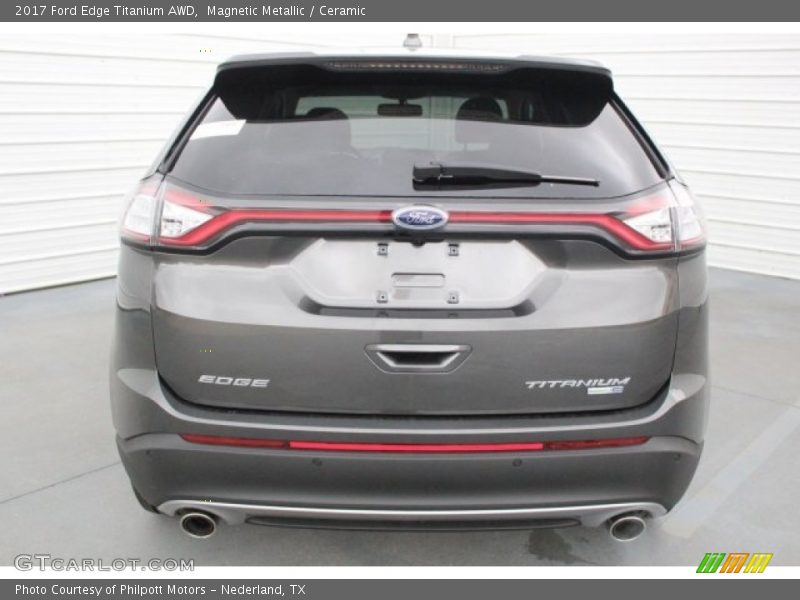 Magnetic Metallic / Ceramic 2017 Ford Edge Titanium AWD