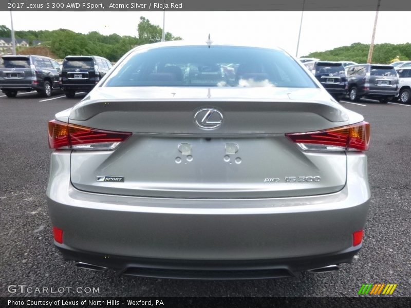 Atomic Silver / Rioja Red 2017 Lexus IS 300 AWD F Sport