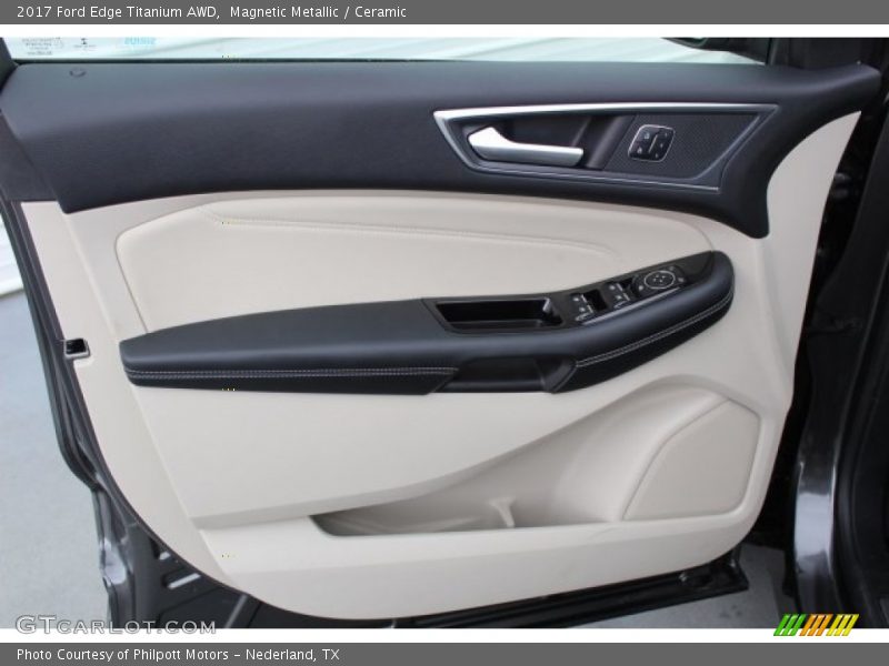 Magnetic Metallic / Ceramic 2017 Ford Edge Titanium AWD