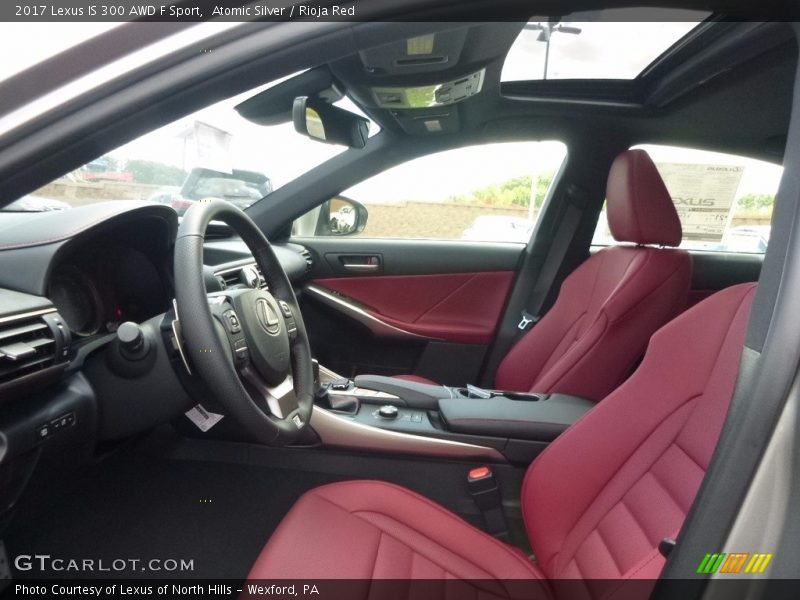 Atomic Silver / Rioja Red 2017 Lexus IS 300 AWD F Sport