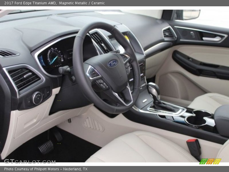 Magnetic Metallic / Ceramic 2017 Ford Edge Titanium AWD