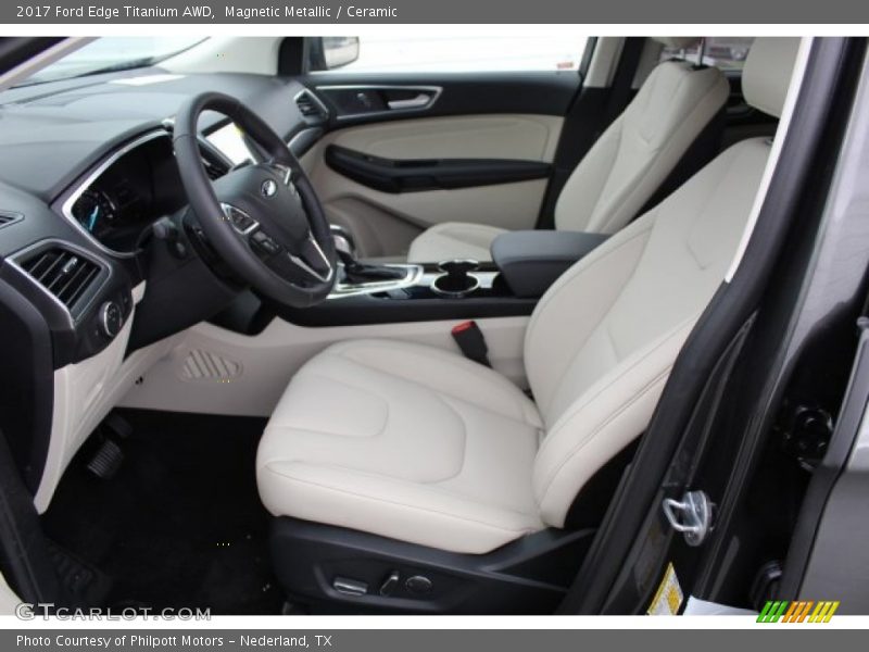 Magnetic Metallic / Ceramic 2017 Ford Edge Titanium AWD