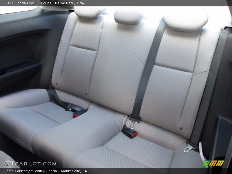 Rallye Red / Gray 2014 Honda Civic LX Coupe