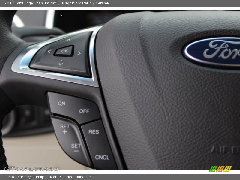 Magnetic Metallic / Ceramic 2017 Ford Edge Titanium AWD
