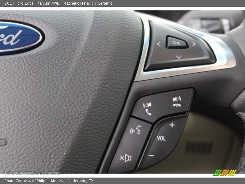 Magnetic Metallic / Ceramic 2017 Ford Edge Titanium AWD