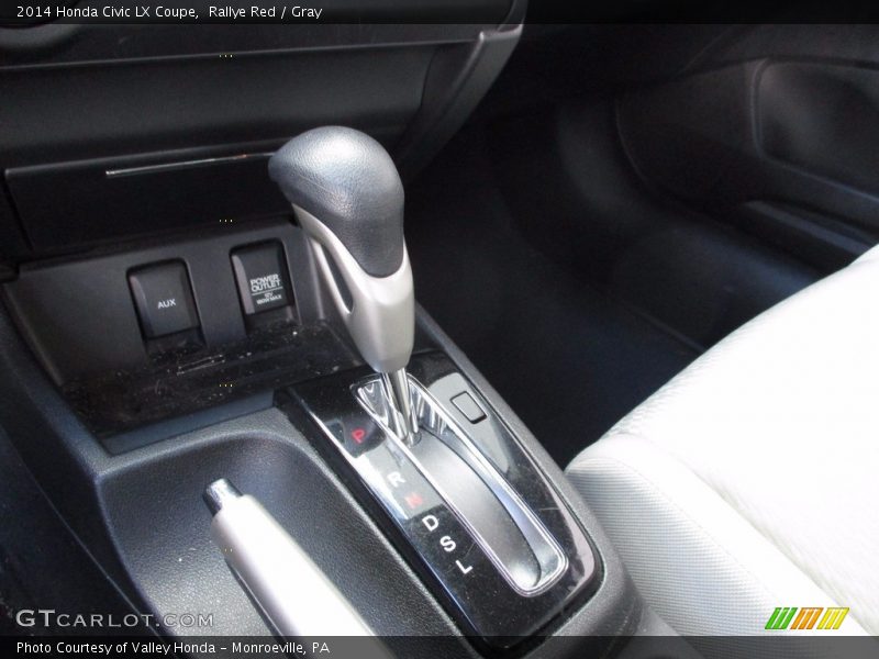 Rallye Red / Gray 2014 Honda Civic LX Coupe