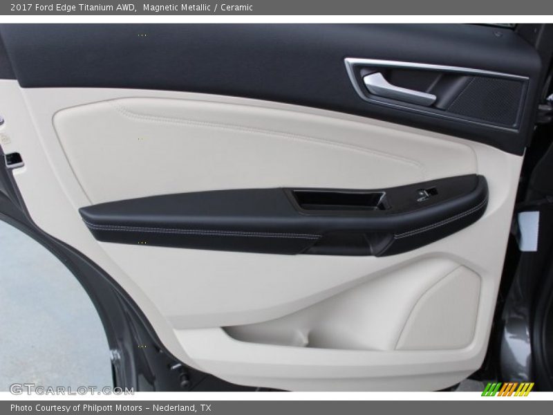 Magnetic Metallic / Ceramic 2017 Ford Edge Titanium AWD