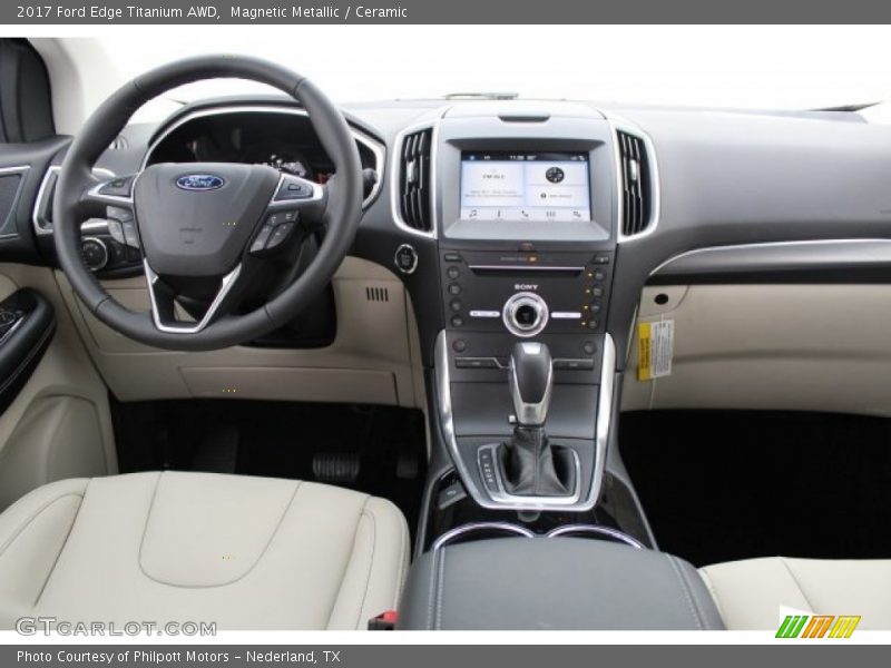Magnetic Metallic / Ceramic 2017 Ford Edge Titanium AWD