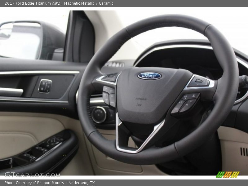 Magnetic Metallic / Ceramic 2017 Ford Edge Titanium AWD