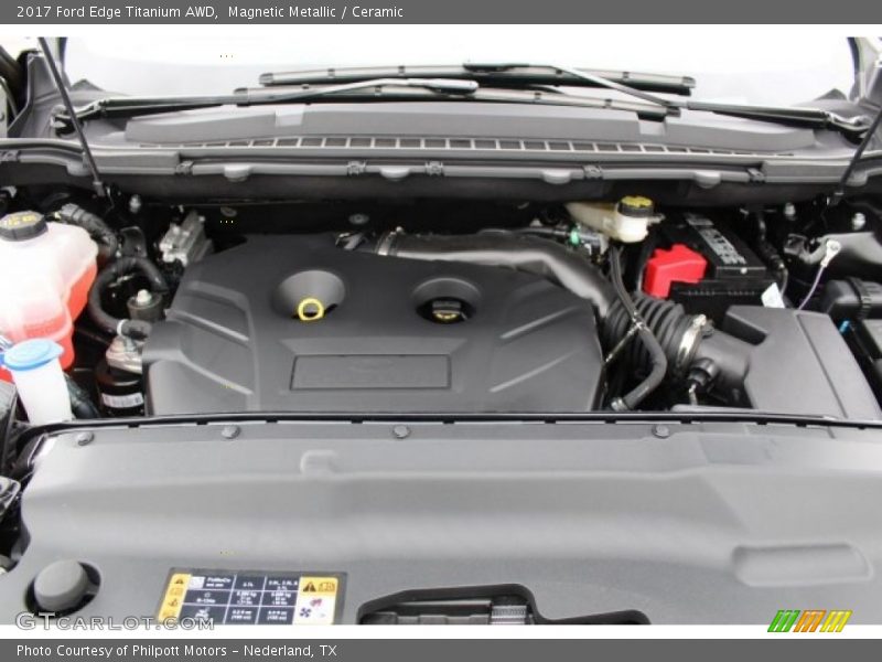 Magnetic Metallic / Ceramic 2017 Ford Edge Titanium AWD