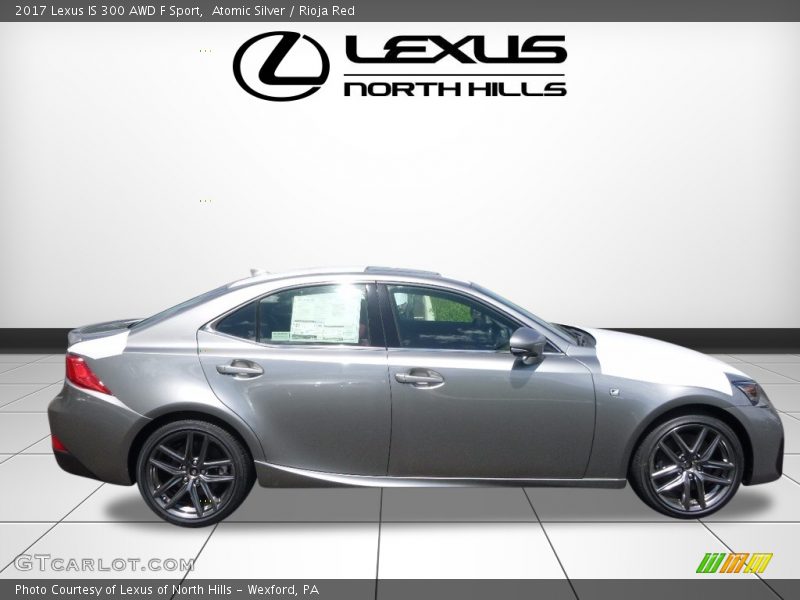 Atomic Silver / Rioja Red 2017 Lexus IS 300 AWD F Sport