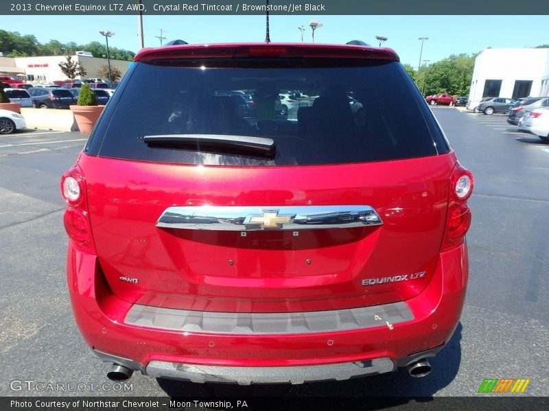 Crystal Red Tintcoat / Brownstone/Jet Black 2013 Chevrolet Equinox LTZ AWD