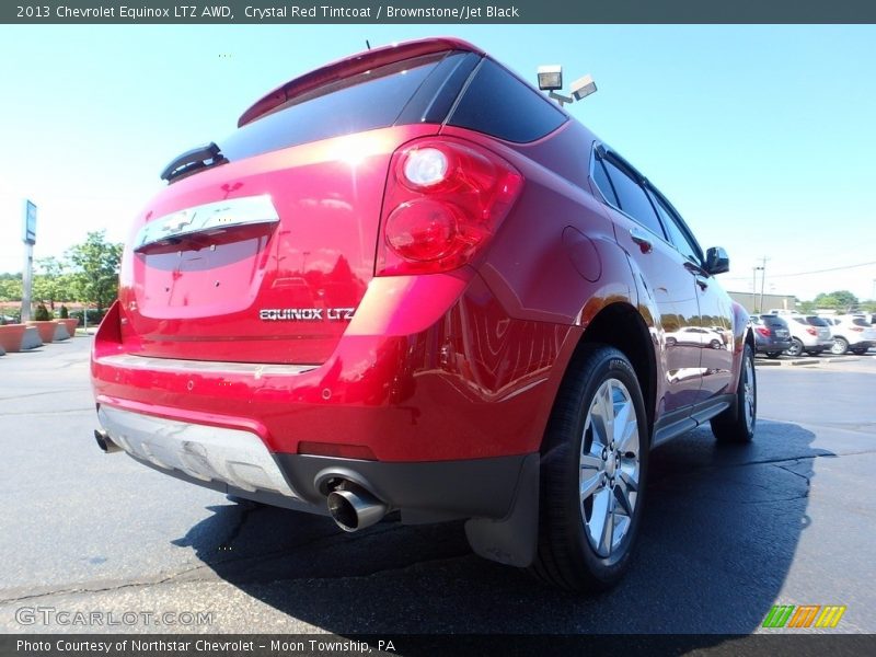 Crystal Red Tintcoat / Brownstone/Jet Black 2013 Chevrolet Equinox LTZ AWD