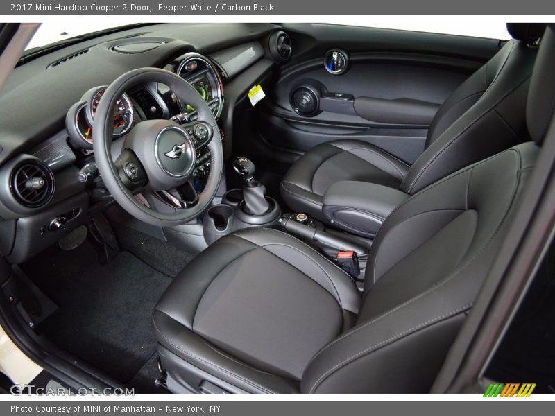 Pepper White / Carbon Black 2017 Mini Hardtop Cooper 2 Door
