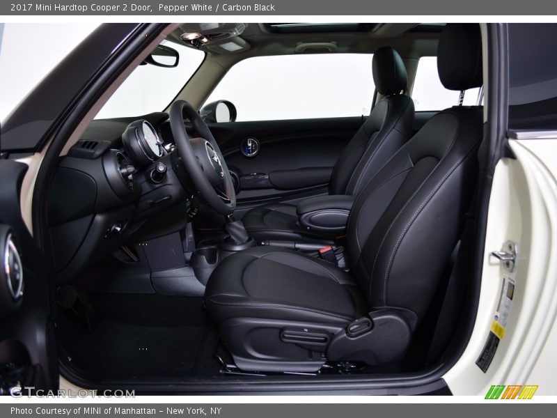 Pepper White / Carbon Black 2017 Mini Hardtop Cooper 2 Door