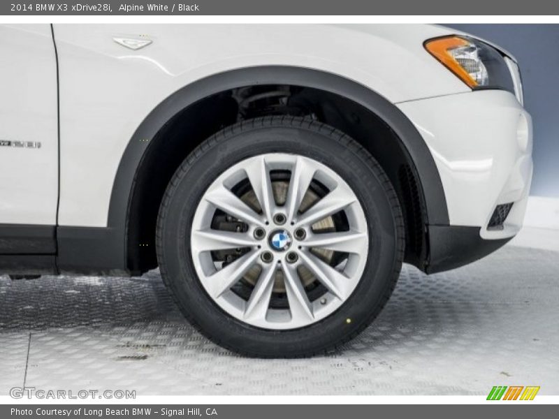 Alpine White / Black 2014 BMW X3 xDrive28i
