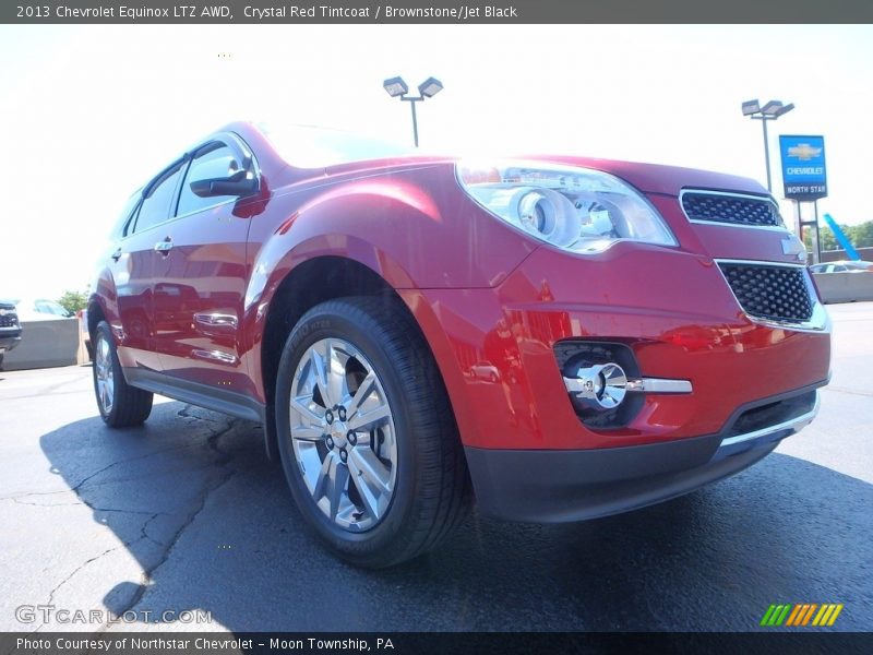 Crystal Red Tintcoat / Brownstone/Jet Black 2013 Chevrolet Equinox LTZ AWD
