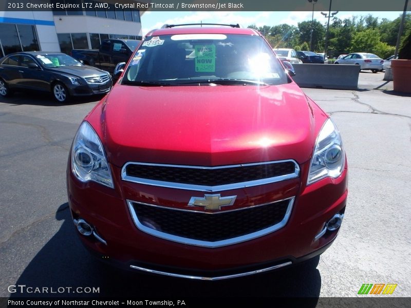 Crystal Red Tintcoat / Brownstone/Jet Black 2013 Chevrolet Equinox LTZ AWD