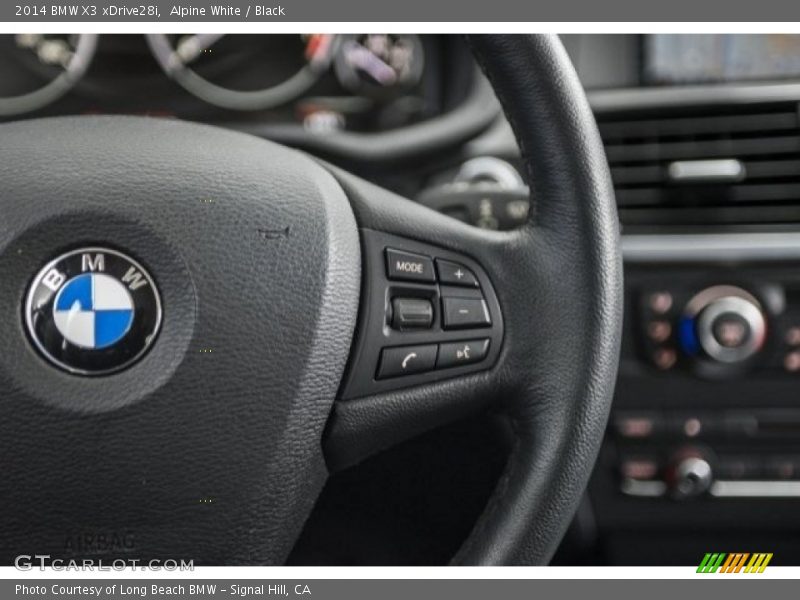 Alpine White / Black 2014 BMW X3 xDrive28i