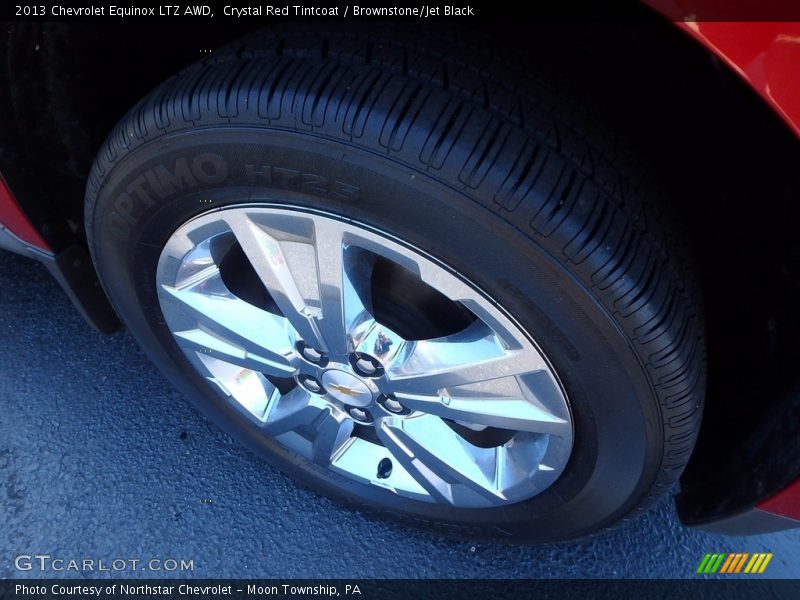 Crystal Red Tintcoat / Brownstone/Jet Black 2013 Chevrolet Equinox LTZ AWD