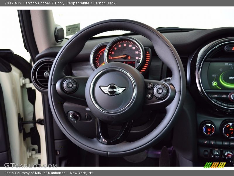 Pepper White / Carbon Black 2017 Mini Hardtop Cooper 2 Door