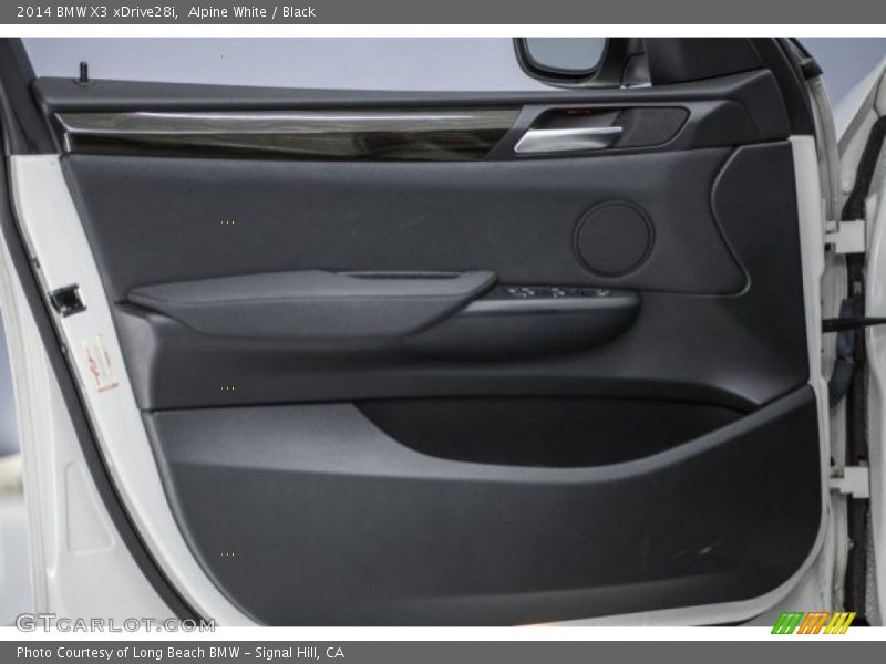 Alpine White / Black 2014 BMW X3 xDrive28i