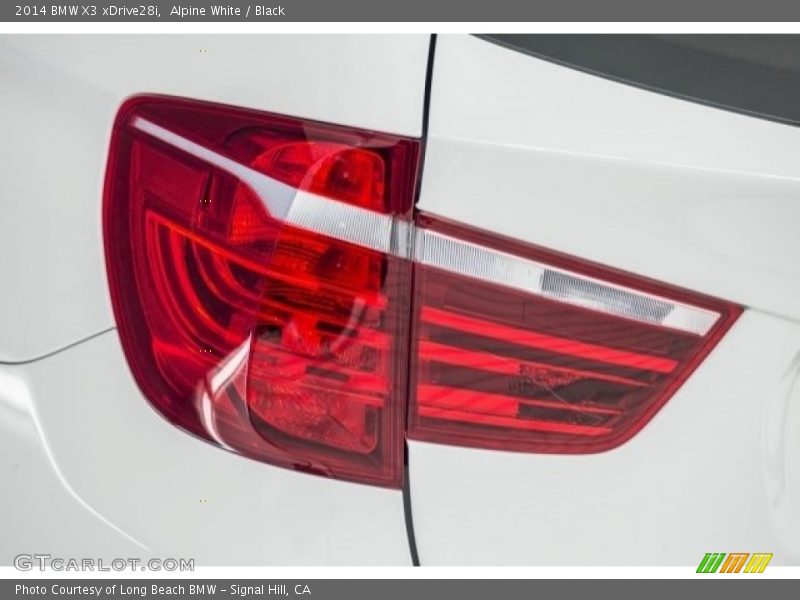 Alpine White / Black 2014 BMW X3 xDrive28i