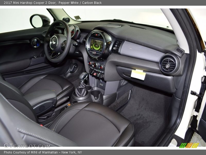 Pepper White / Carbon Black 2017 Mini Hardtop Cooper 2 Door