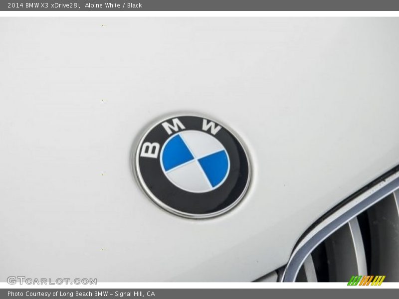 Alpine White / Black 2014 BMW X3 xDrive28i