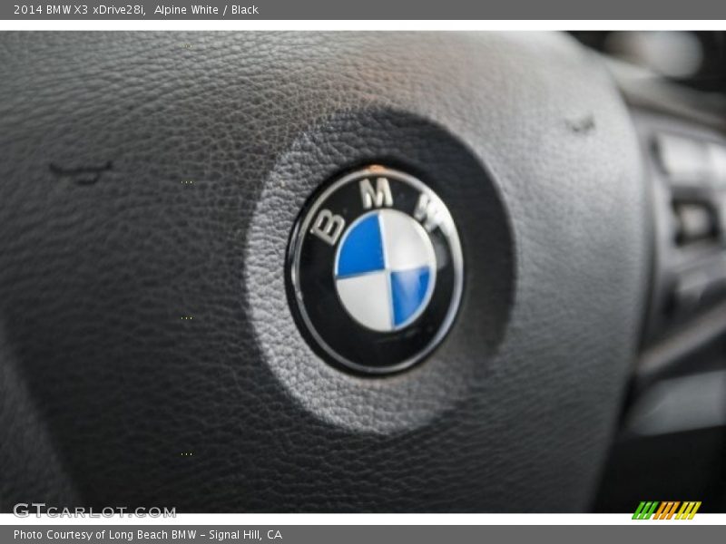 Alpine White / Black 2014 BMW X3 xDrive28i