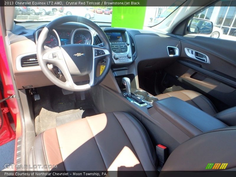 Crystal Red Tintcoat / Brownstone/Jet Black 2013 Chevrolet Equinox LTZ AWD