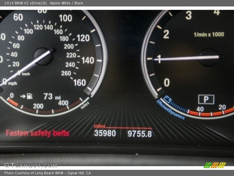 Alpine White / Black 2014 BMW X3 xDrive28i