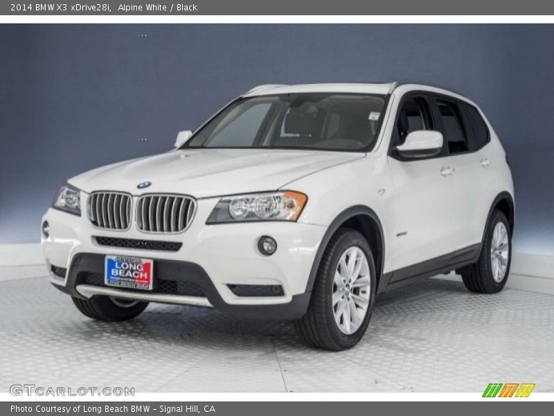 Alpine White / Black 2014 BMW X3 xDrive28i