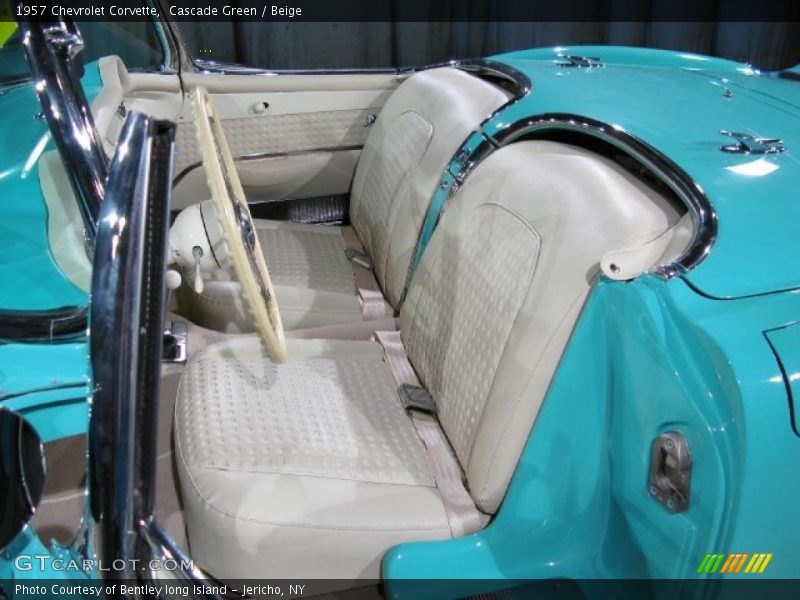 Cascade Green / Beige 1957 Chevrolet Corvette