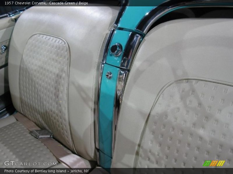 Cascade Green / Beige 1957 Chevrolet Corvette